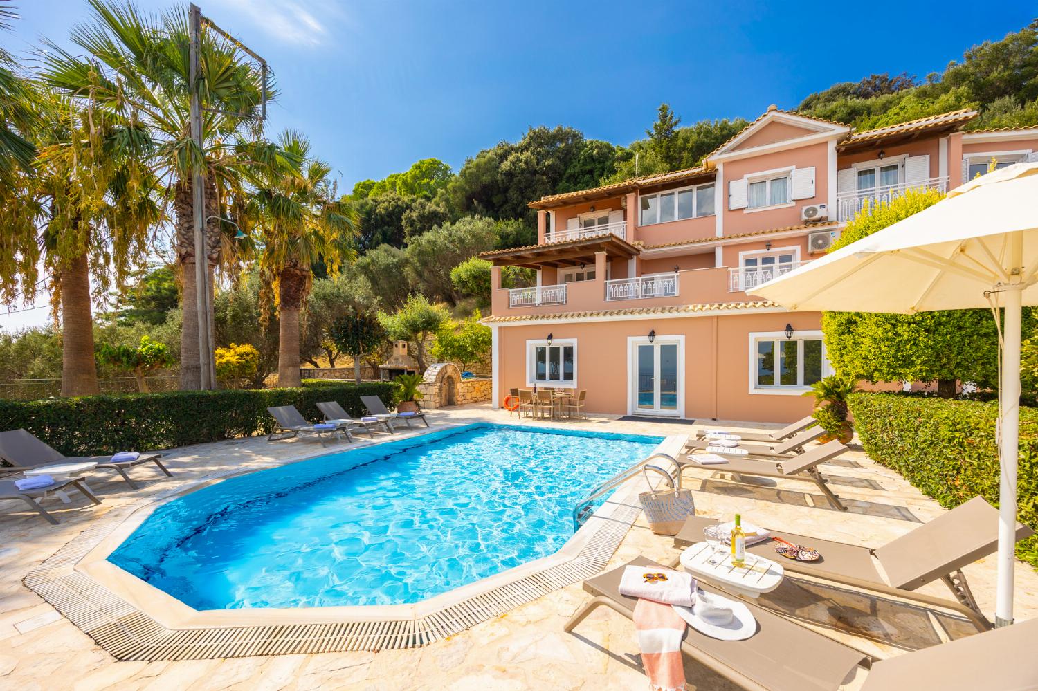 Beautiful villa with private pool and terrace with sea views