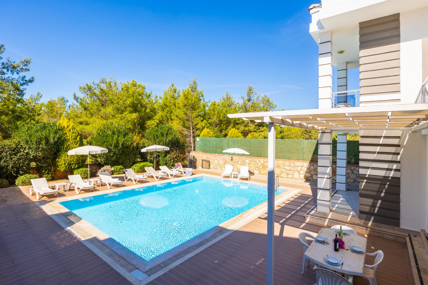 Private pool and terrace