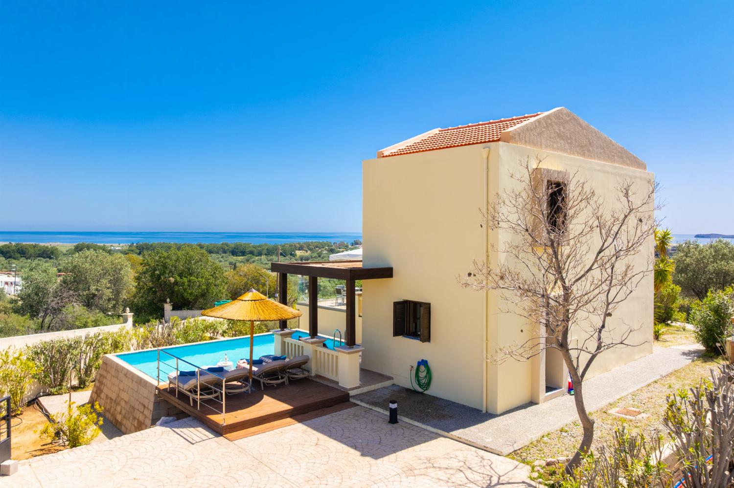 Beautiful villa with private pool and terrace with sea views