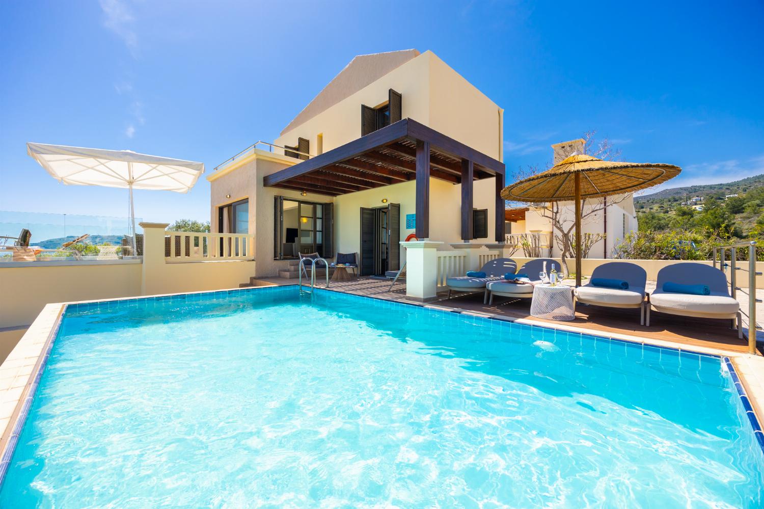 Beautiful villa with private pool and terrace with sea views