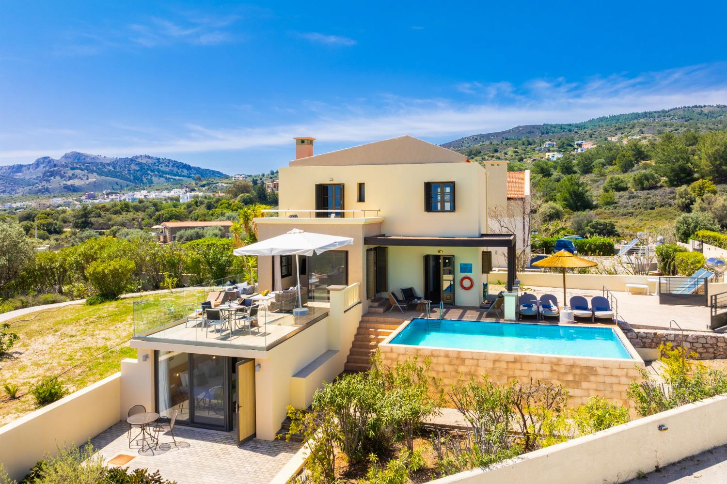 Beautiful villa with private pool and terrace with sea views
