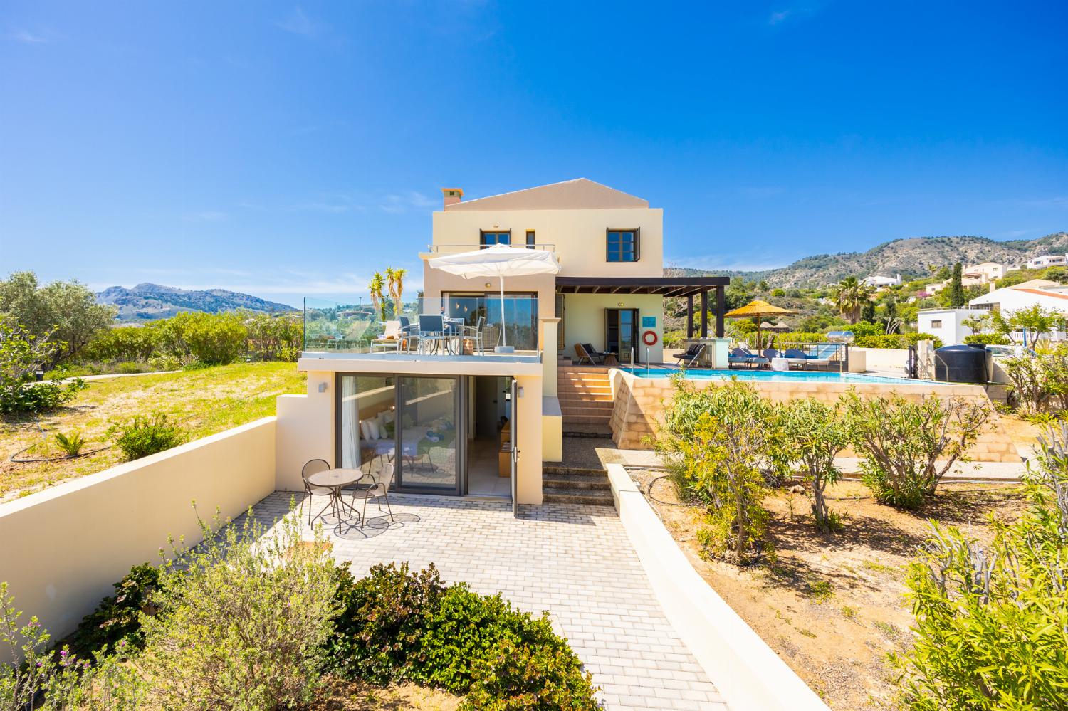 Beautiful villa with private pool and terrace with sea views