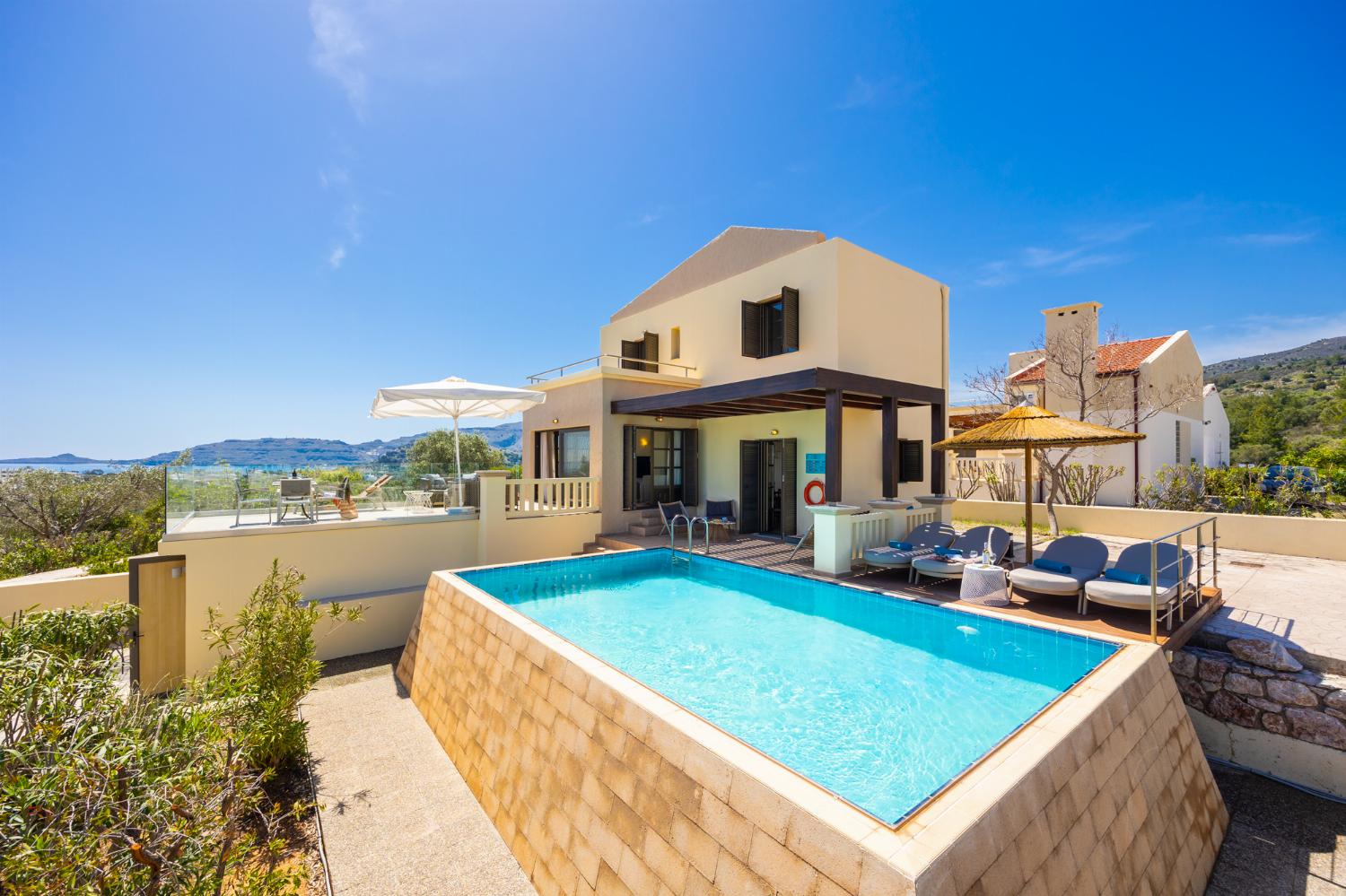 Beautiful villa with private pool and terrace with sea views