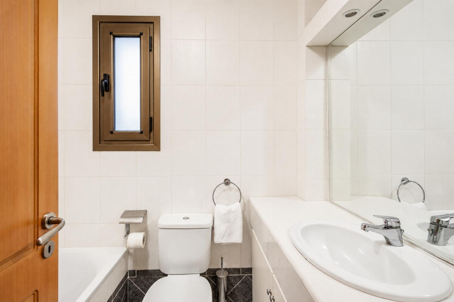 Family bathroom with bath