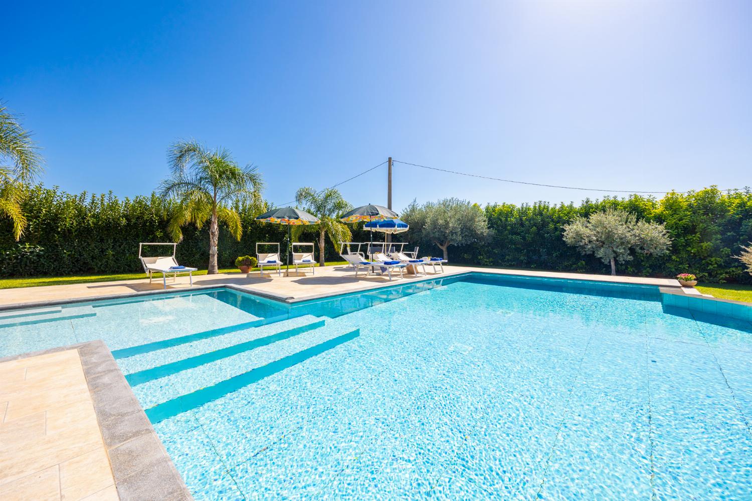 Private pool and terrace