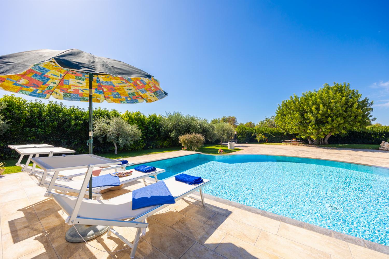 Private pool and terrace