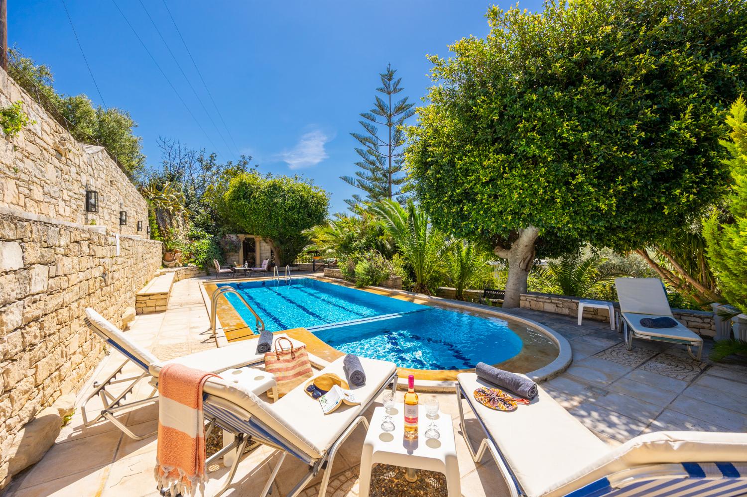 ,Beautiful villa with private pool and terrace