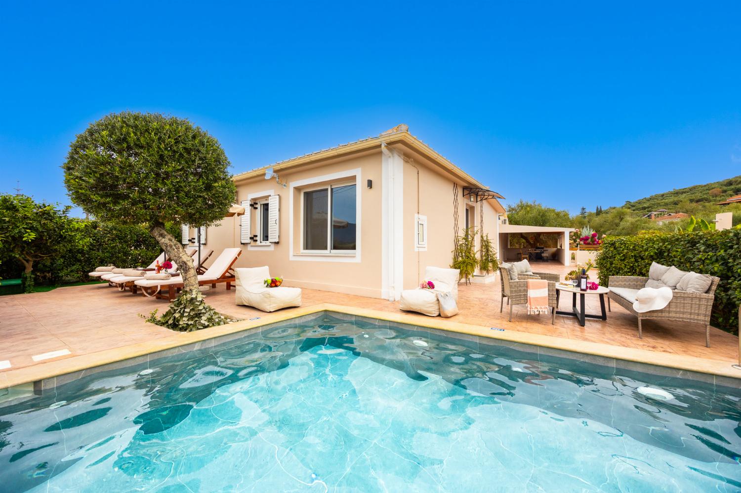 ,Beautiful villa with private pool and terrace