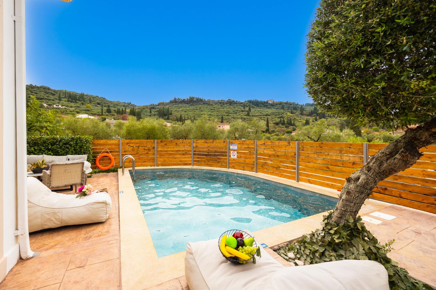 Private pool and terrace