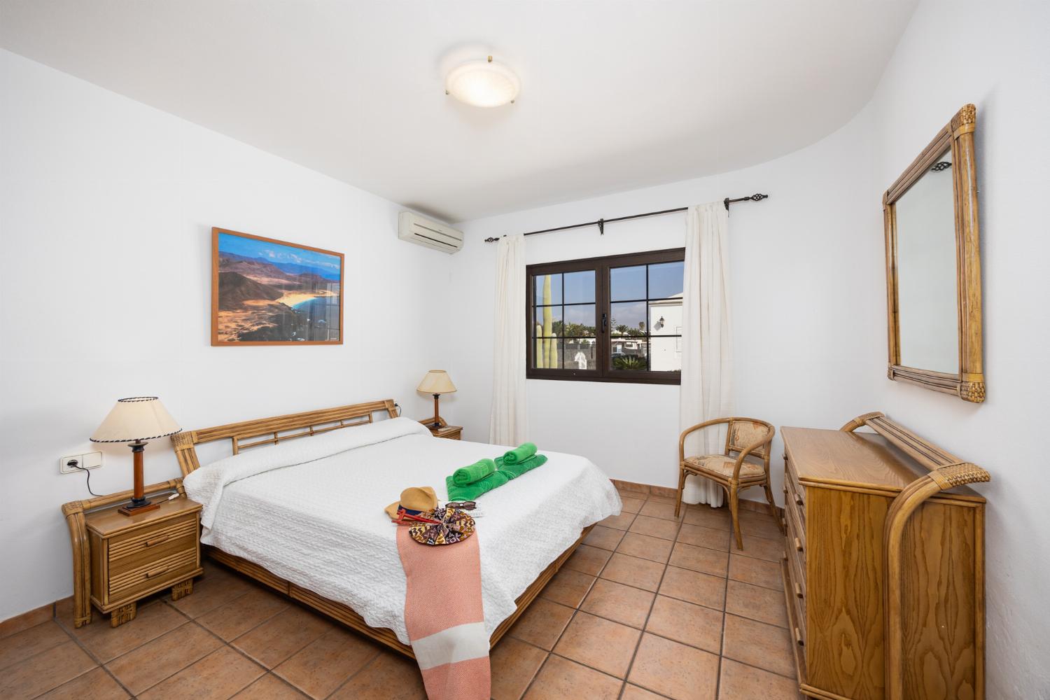 Double bedroom with ensuite bathroom and A/C