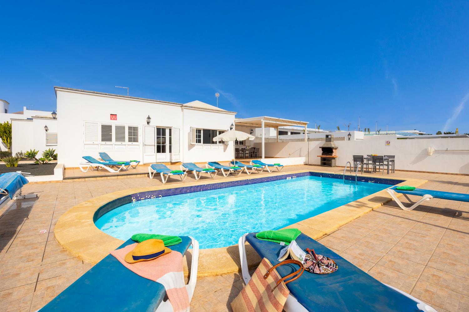 ,Beautiful villa with private pool and terrace