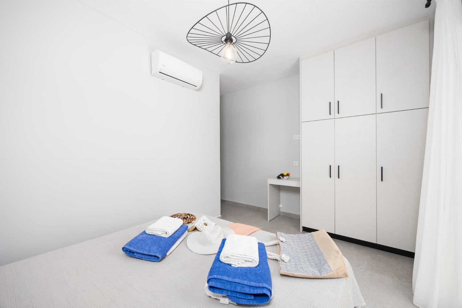 Double bedroom with en suite bathroom and A/C