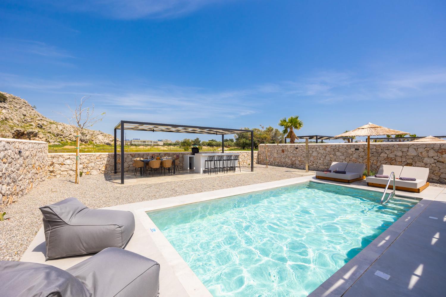 Private pool and terrace