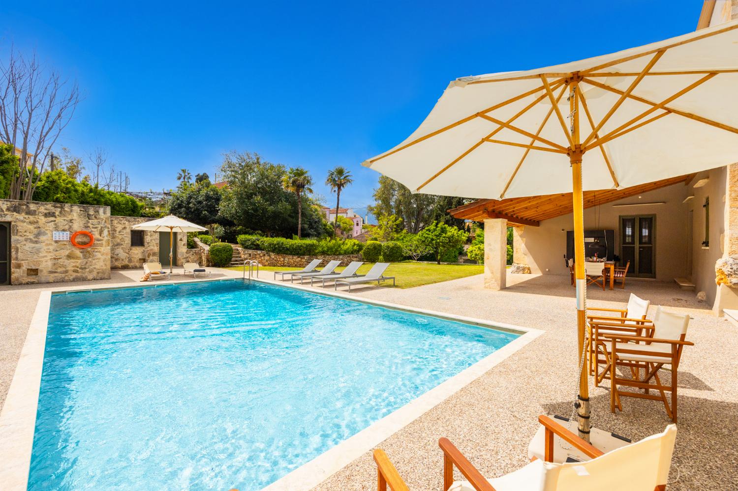 Beautiful villa with private pool, terrace, and garden