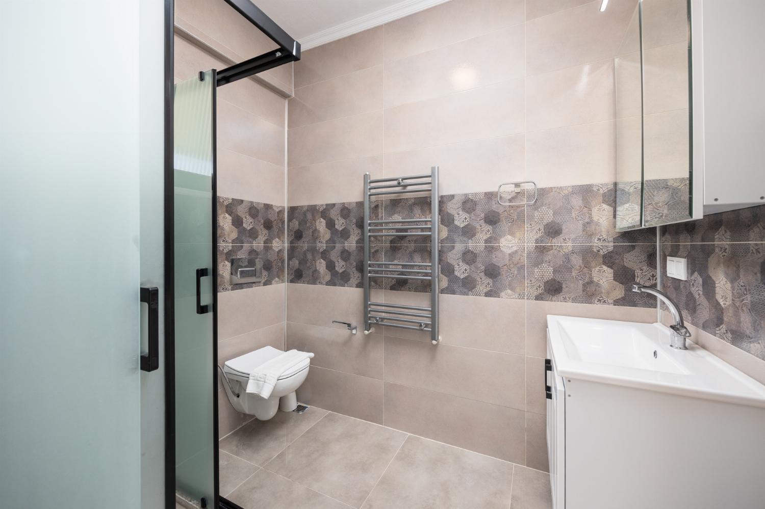 Main building: en suite bathroom with shower