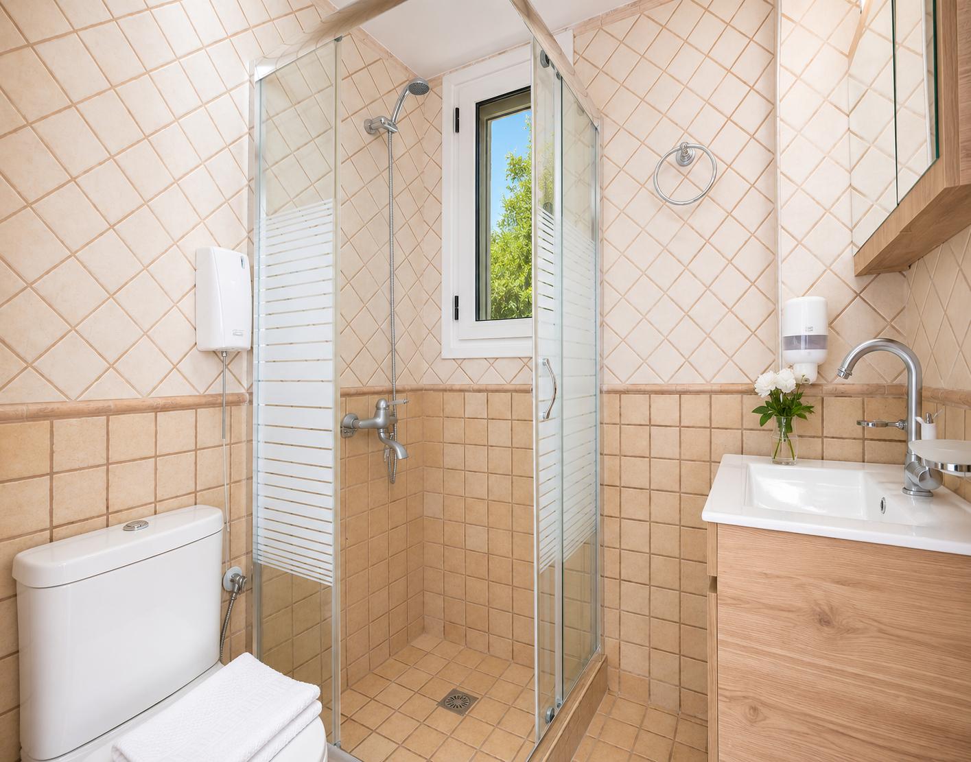 Family bathroom with shower