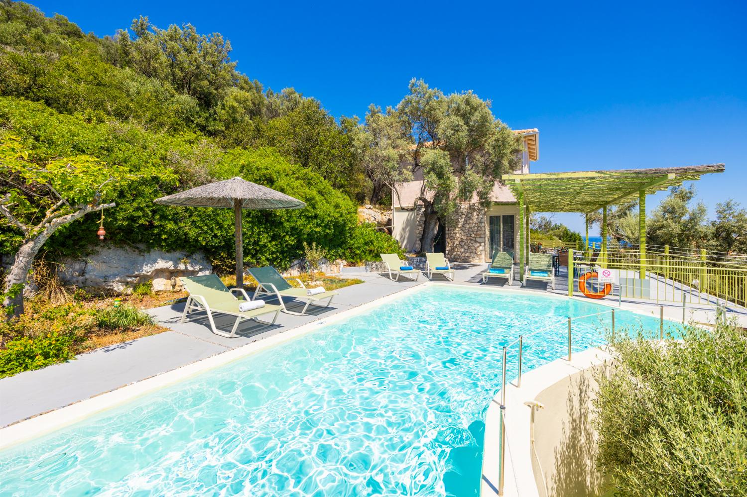 Beautiful villa with private pool and terrace with sea views