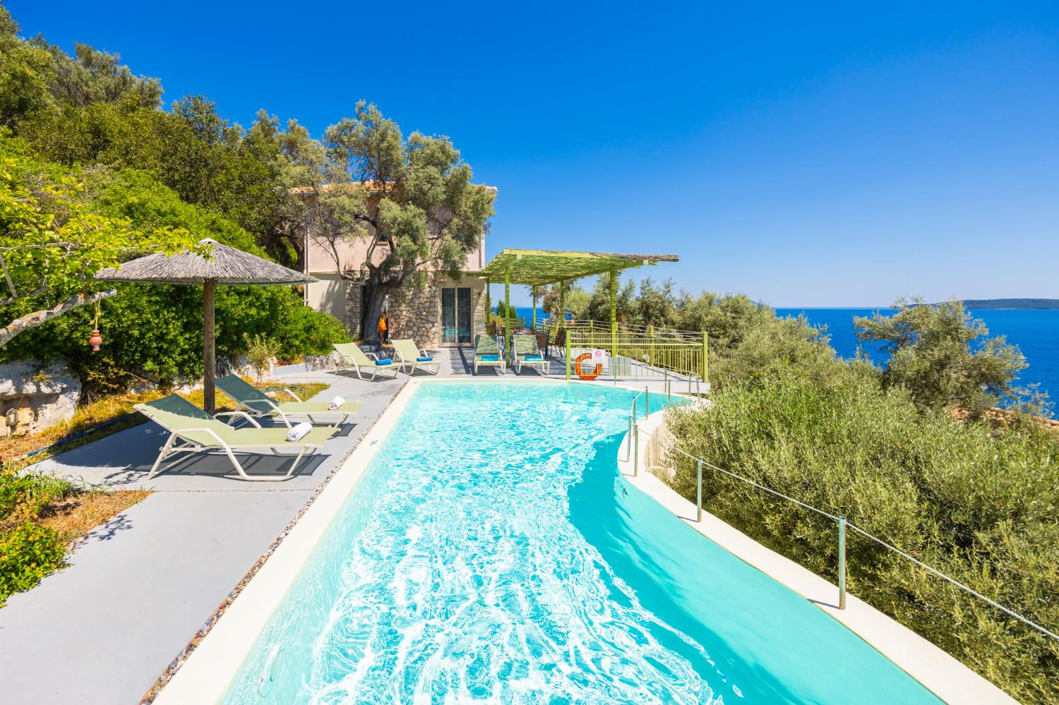 Beautiful villa with private pool and terrace with sea views