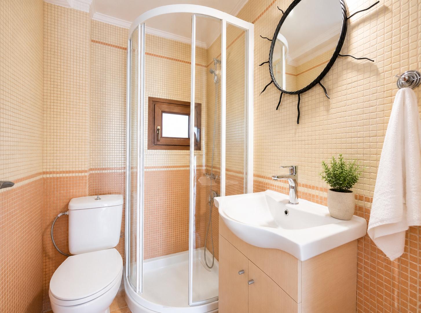 Family bathroom with shower