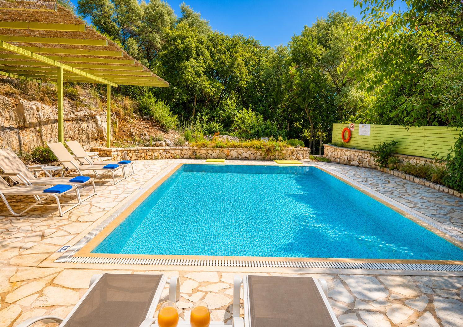 Villa Maistro, Lefkada – Pool Terrace (Main View)