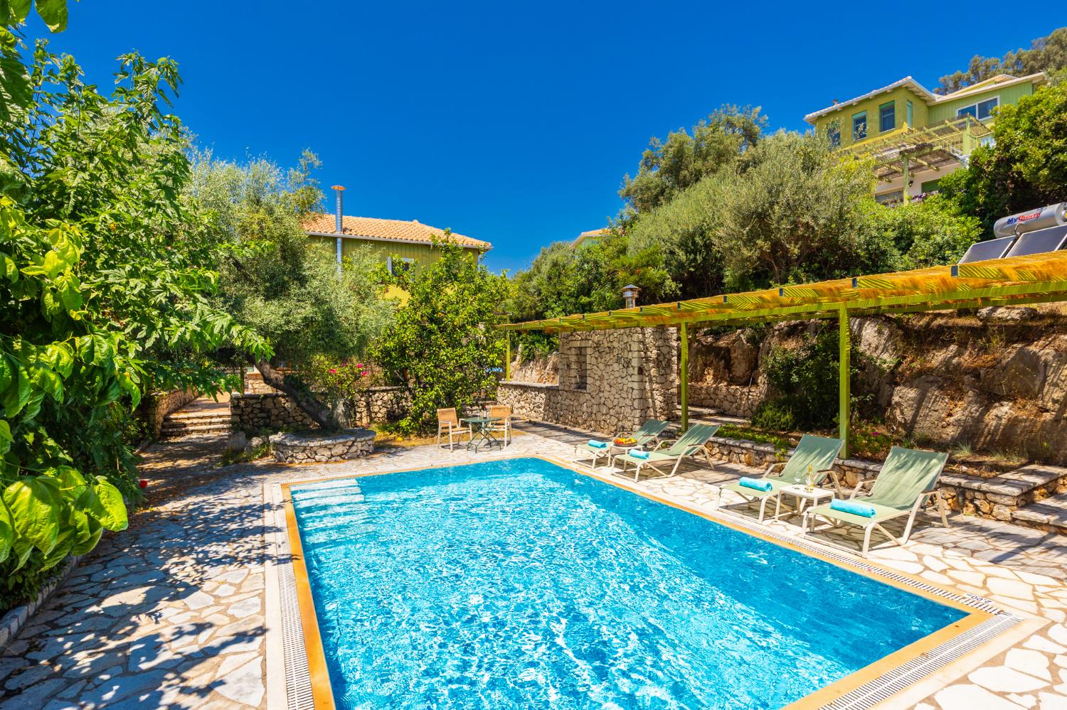 ,Beautiful villa with private pool and terrace