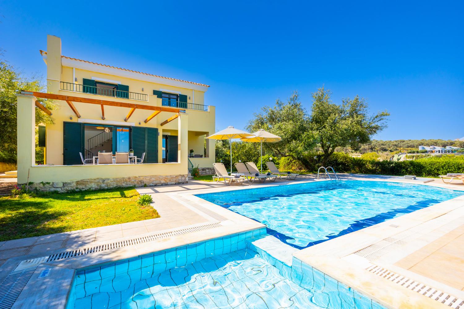 Beautiful villa with private pool and terrace with sea views