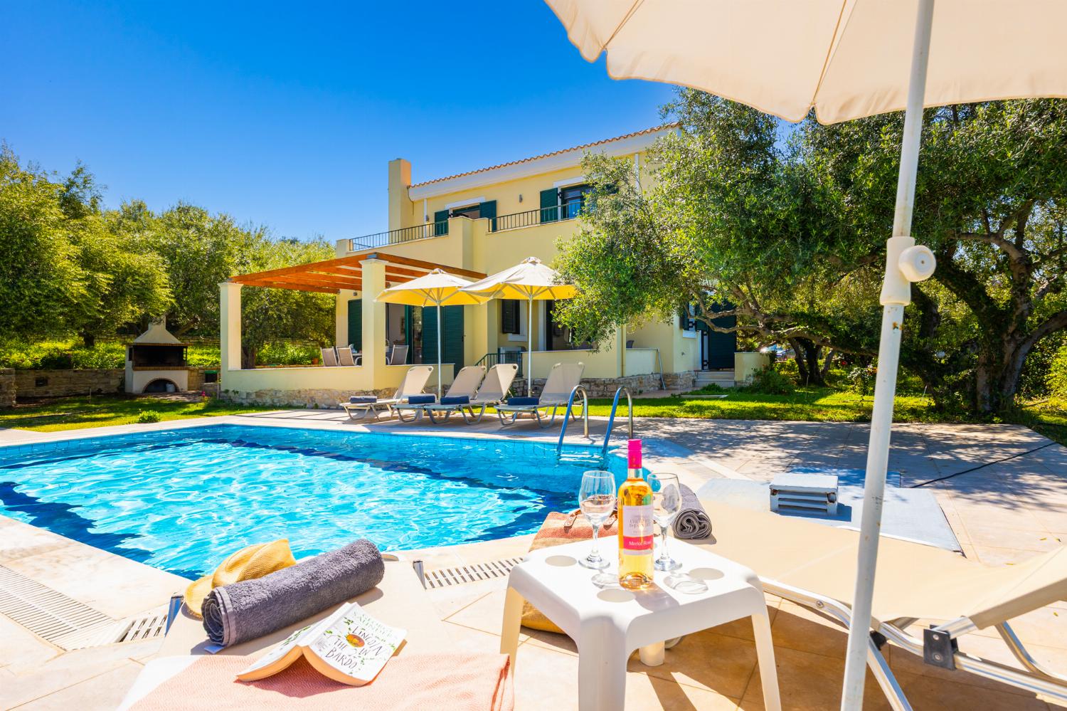 Beautiful villa with private pool and terrace with sea views