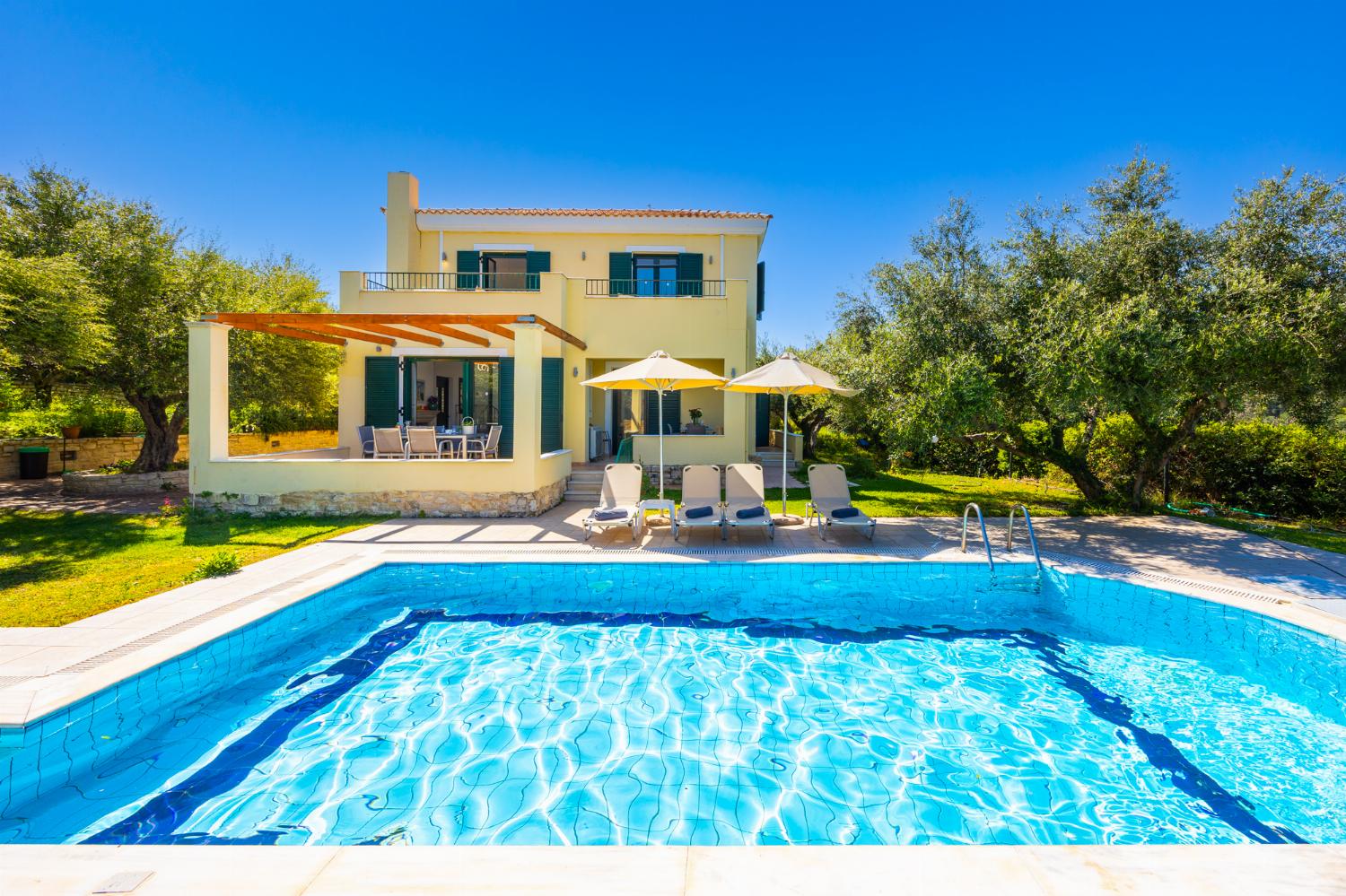 Beautiful villa with private pool and terrace with sea views