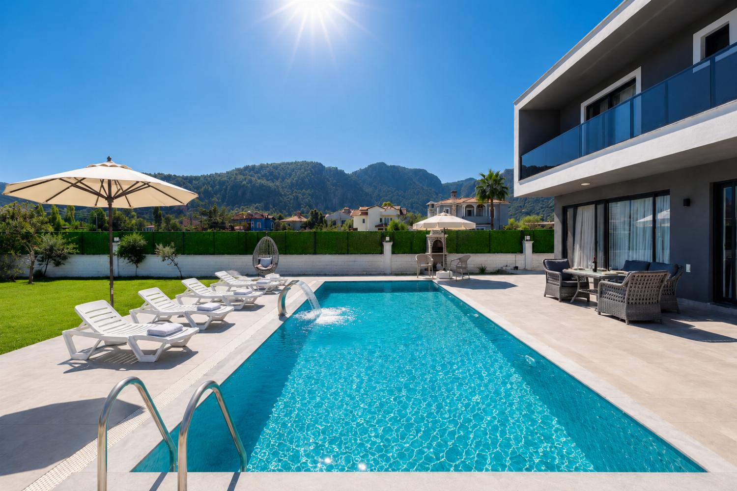 Beautiful villa with private pool, terrace, and garden