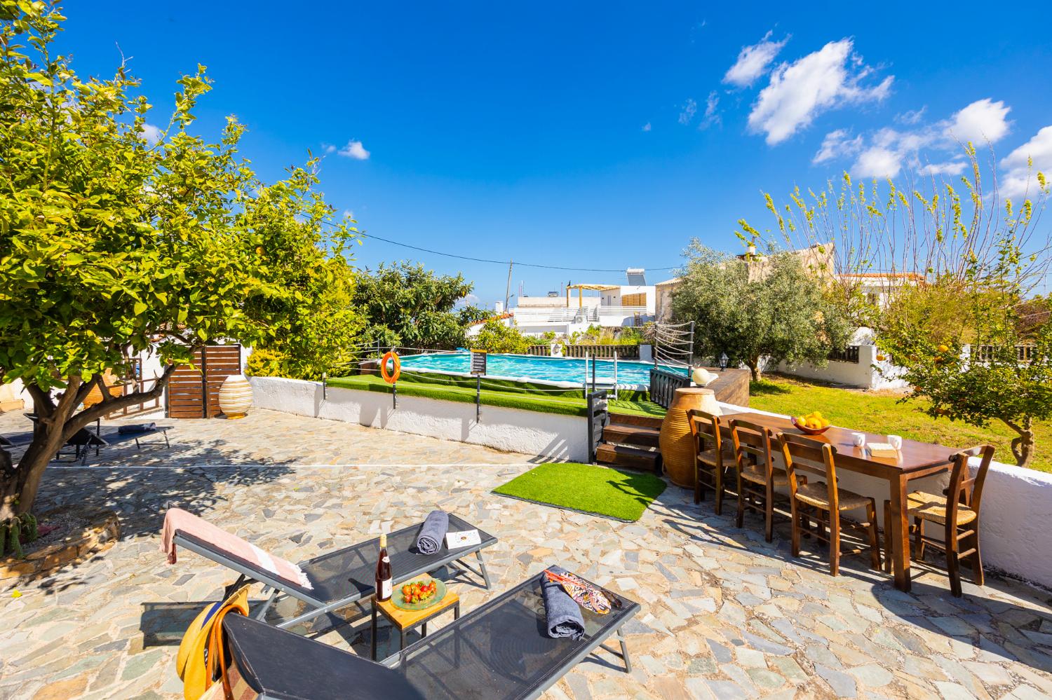 Private pool and terrace