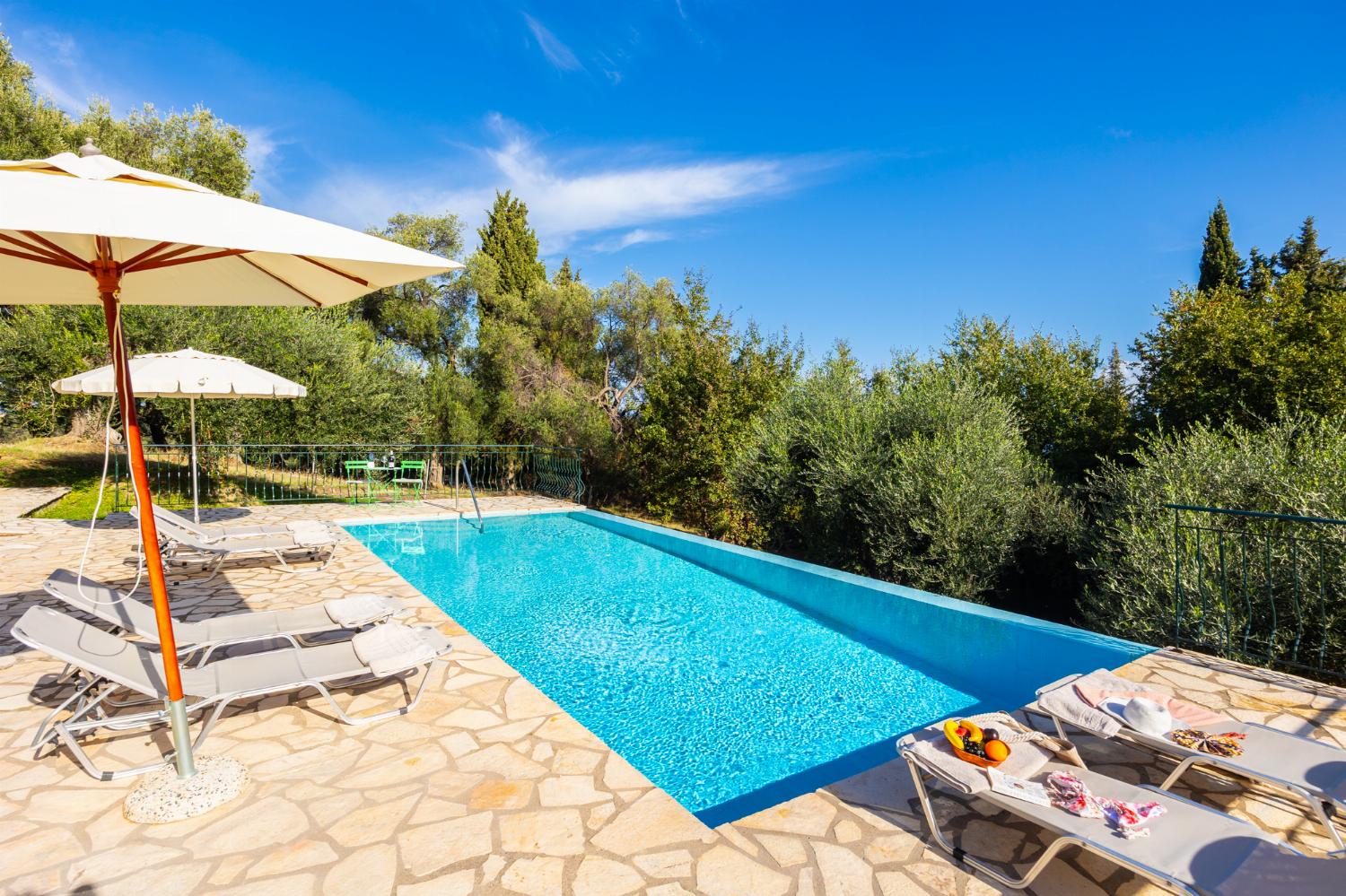 Private pool and terrace