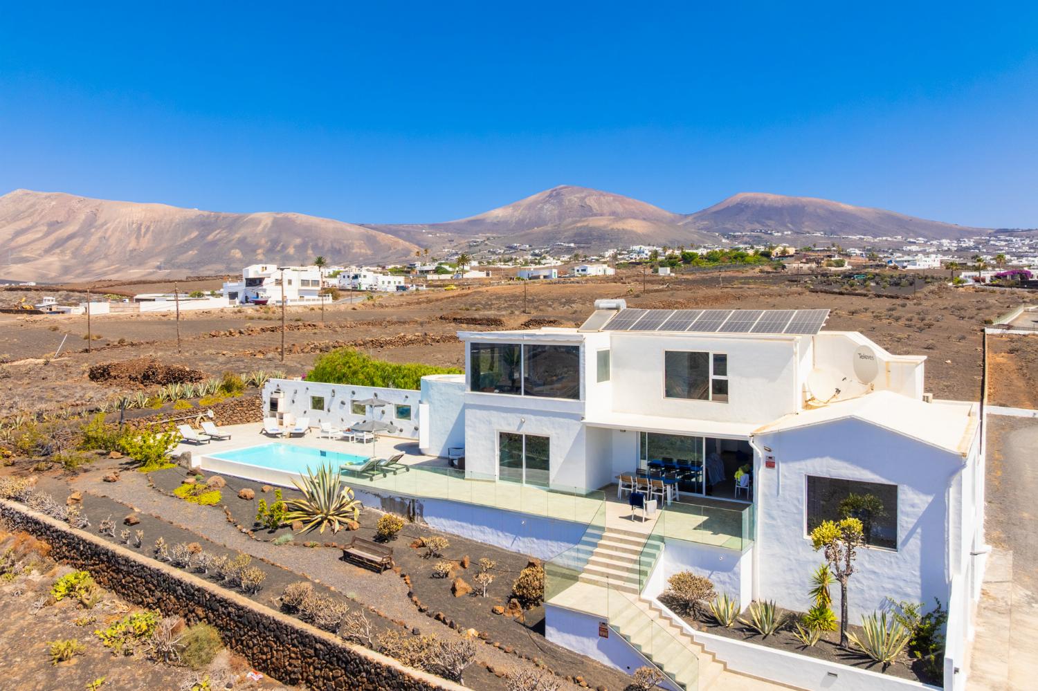 Beautiful villa with private pool, terrace, and garden with panoramic sea views