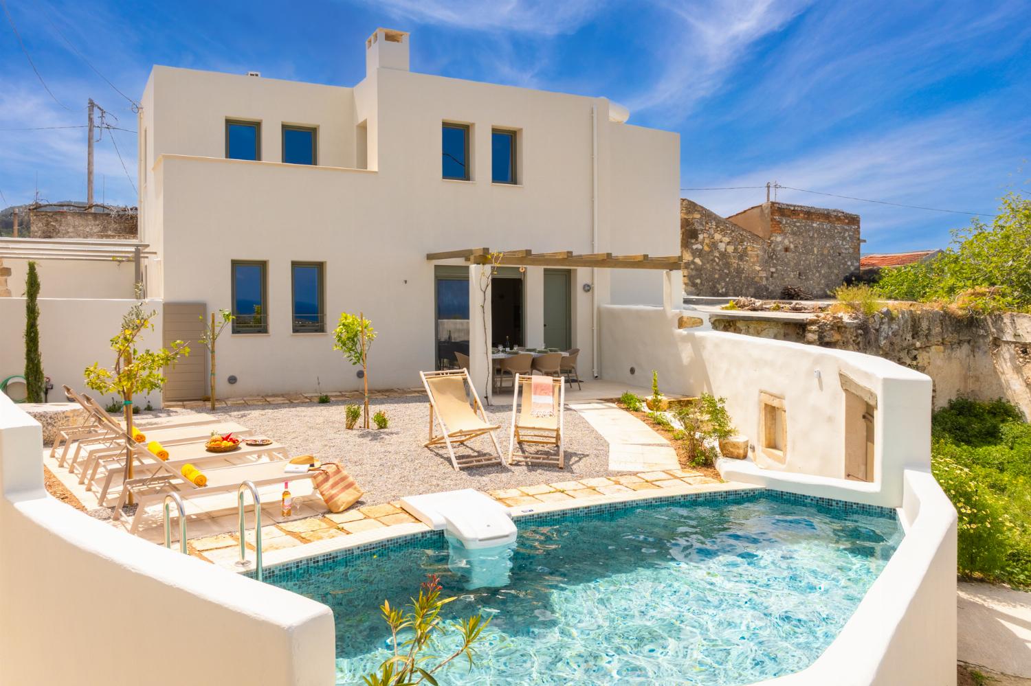 Beautiful villa with private pool and terrace with sea views