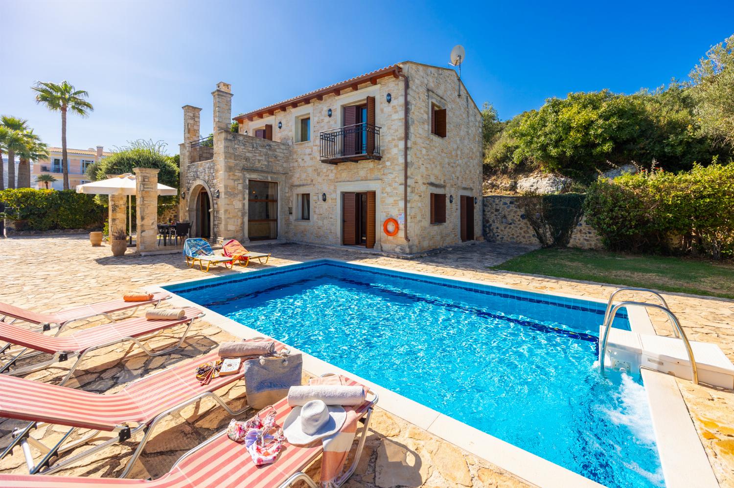 Beautiful villa with private pool and terrace with sea views
