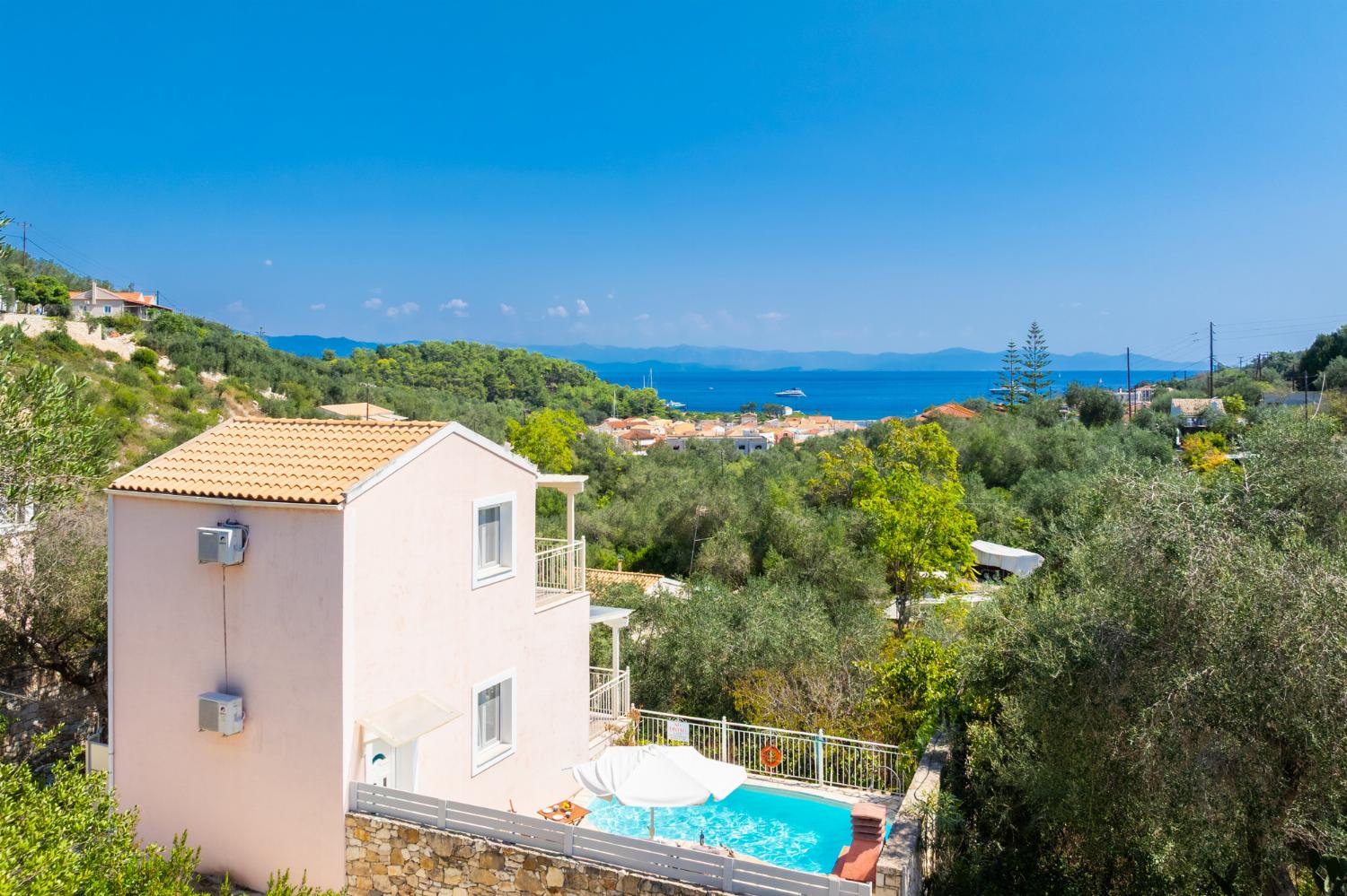 Beautiful villa with private pool and terrace with sea views