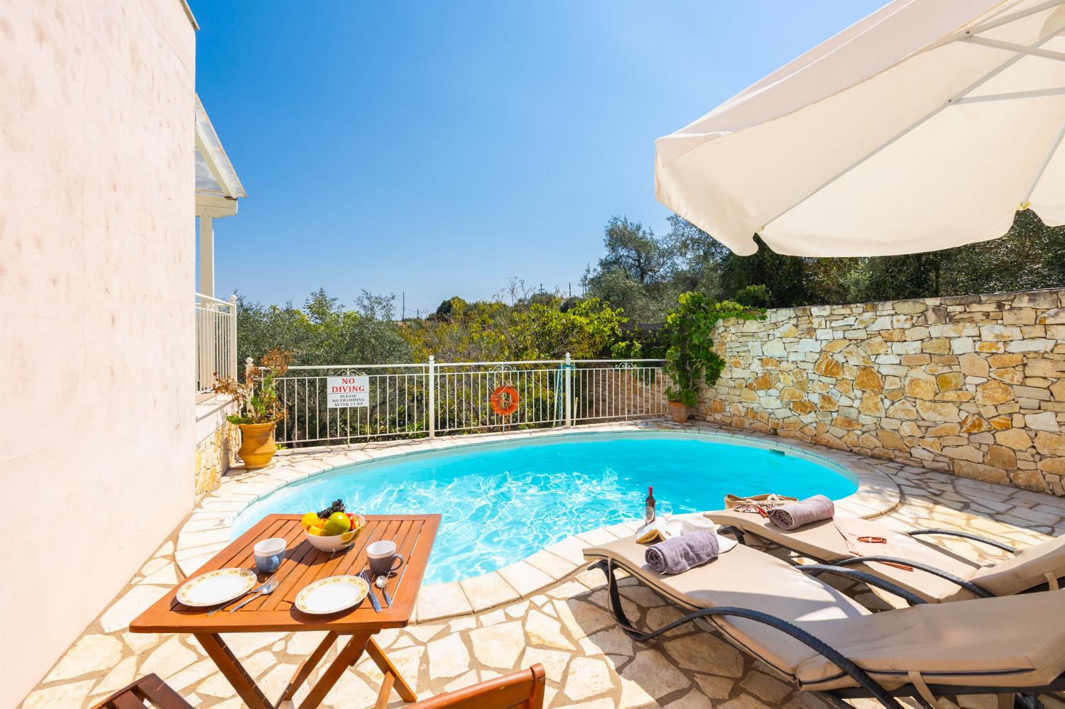 Private pool and terrace