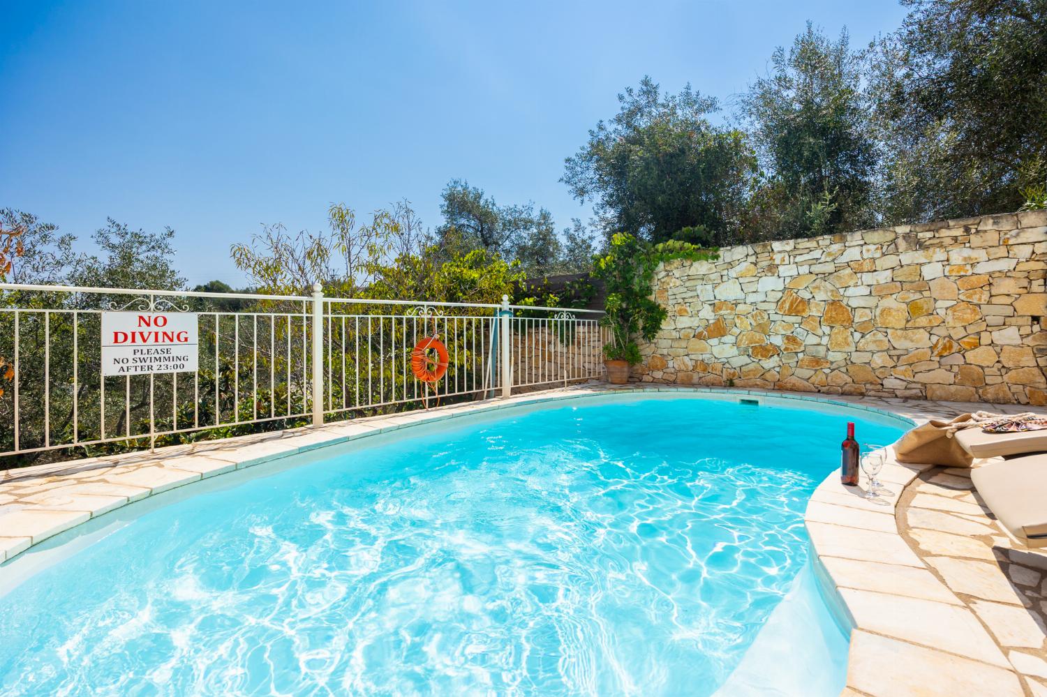 Private pool and terrace