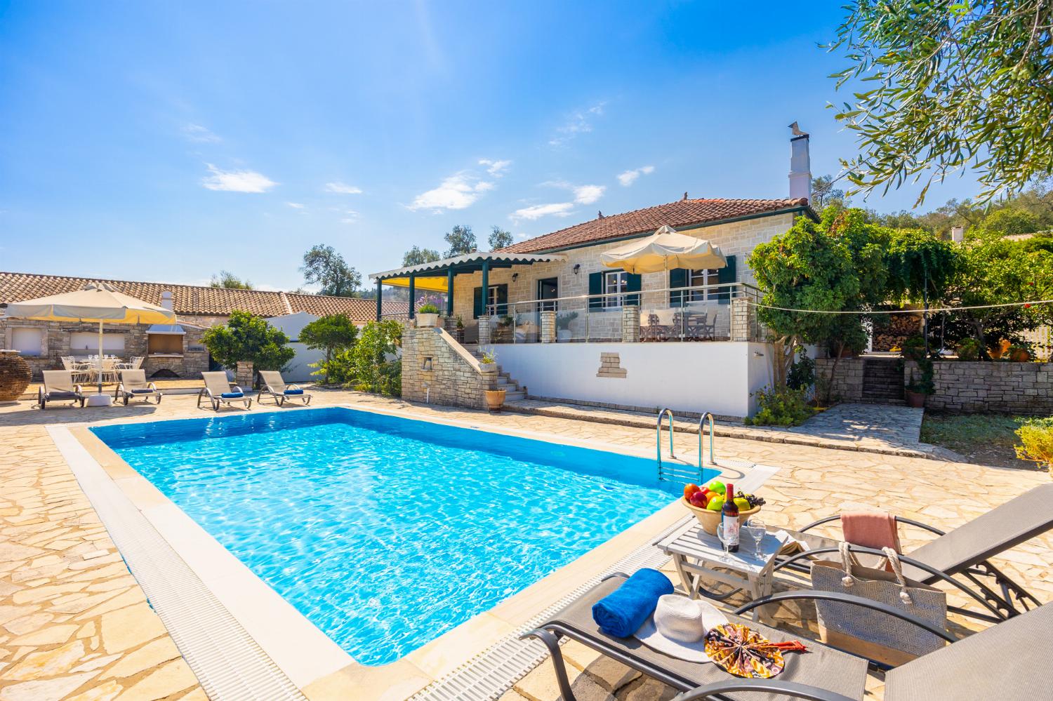 Beautiful villa with private pool and terrace with sea views