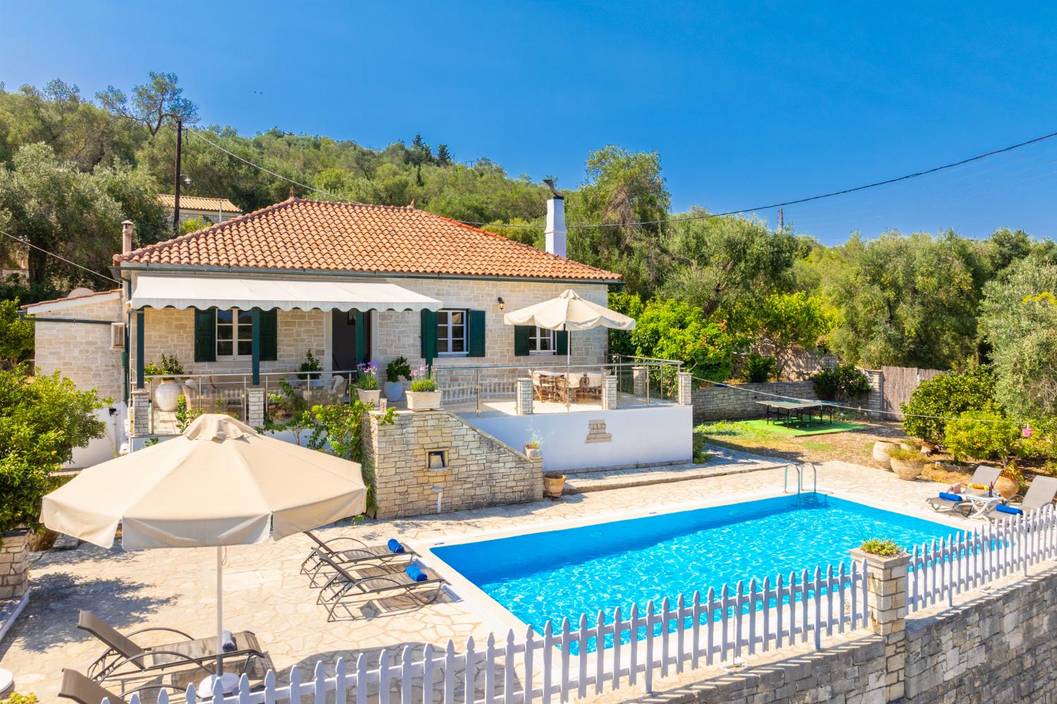 Beautiful villa with private pool and terrace with sea views