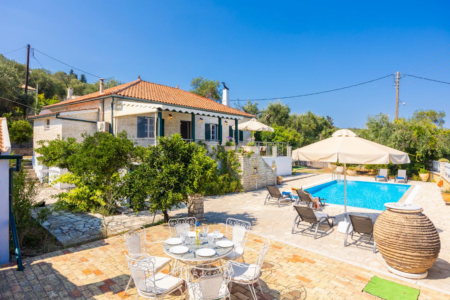 Beautiful villa with private pool and terrace with sea views