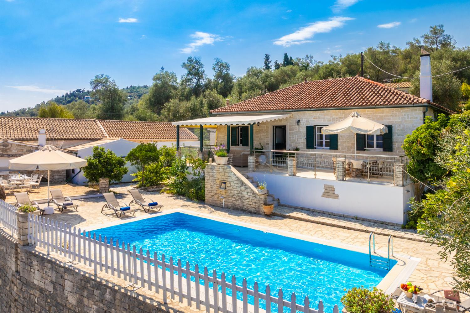 Beautiful villa with private pool and terrace with sea views