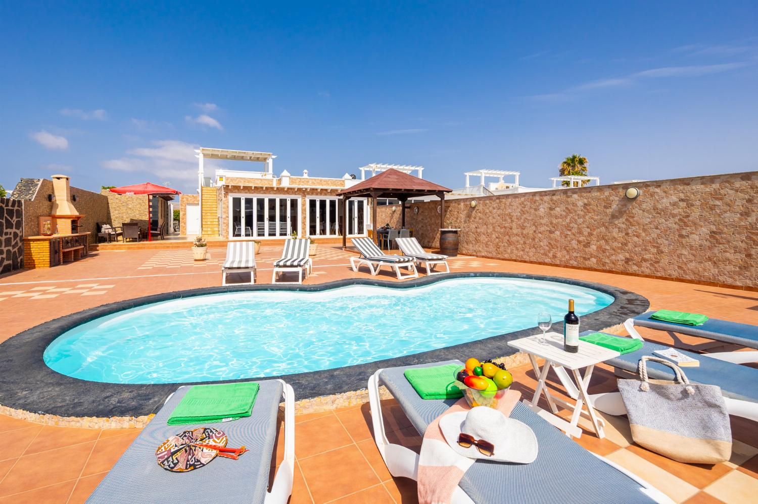 ,Beautiful villa with private pool and terrace