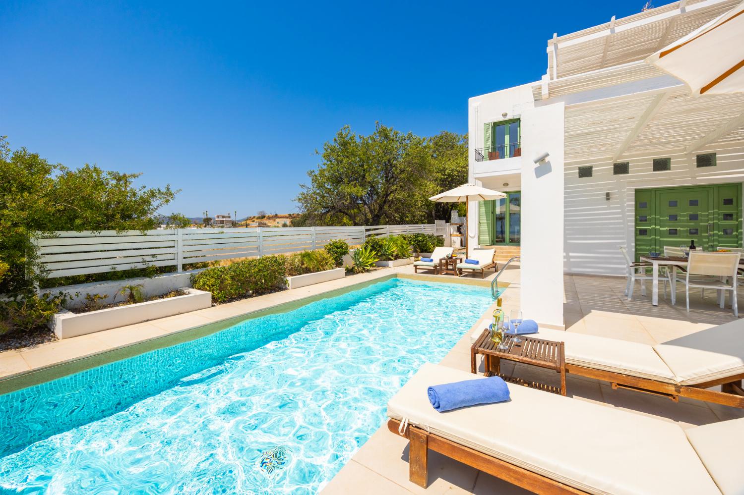 Beautiful villa with private pool and terrace with sea views