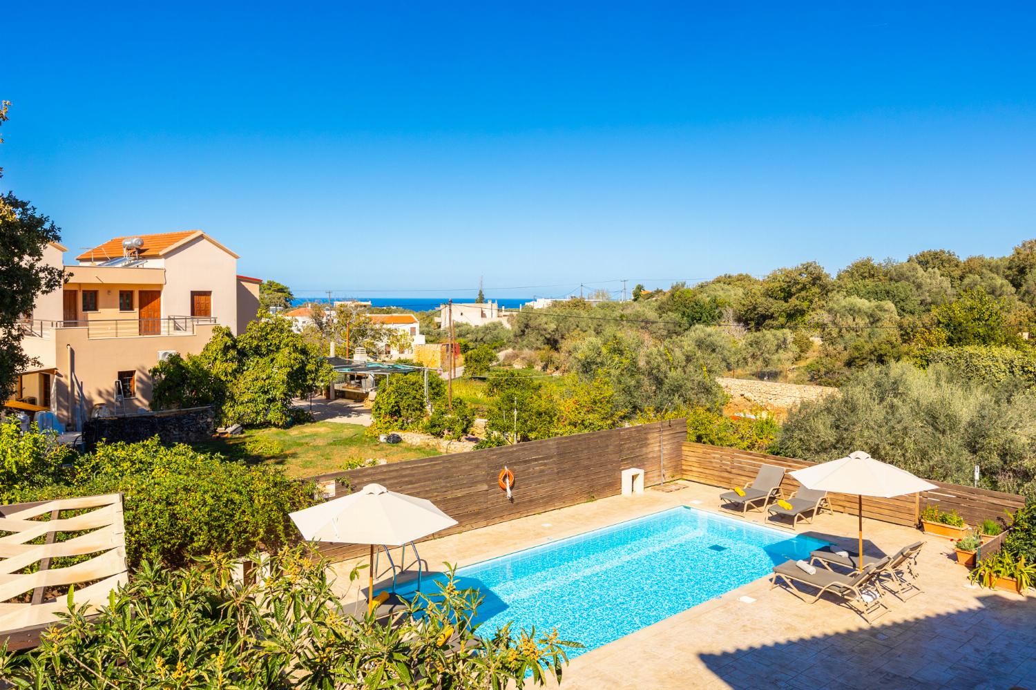 Private pool and terrace