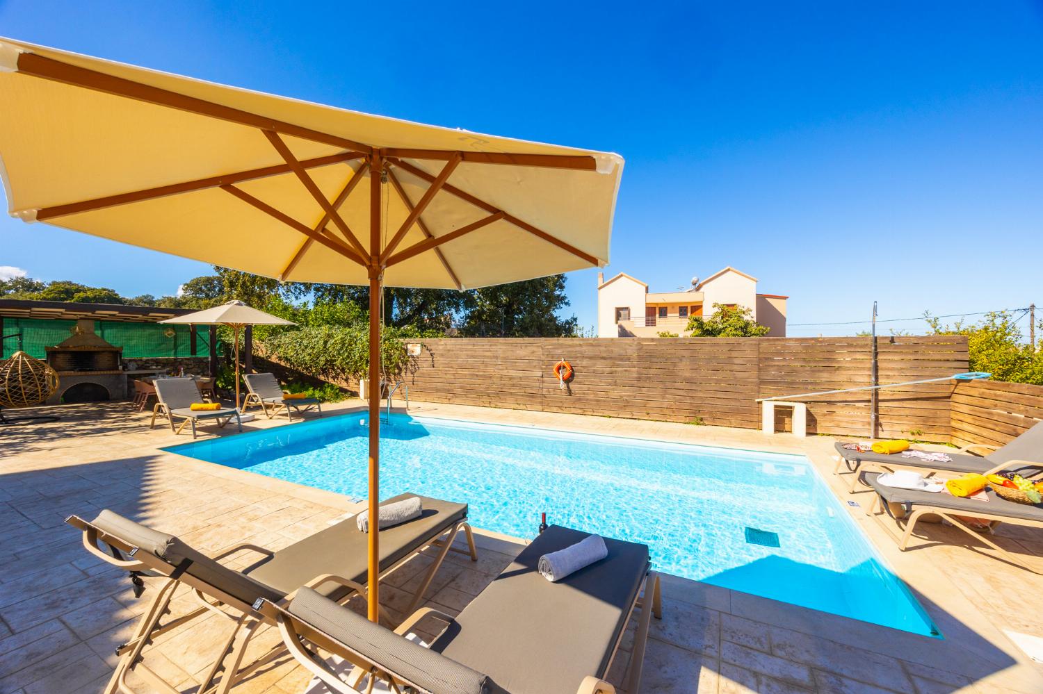 Private pool and terrace