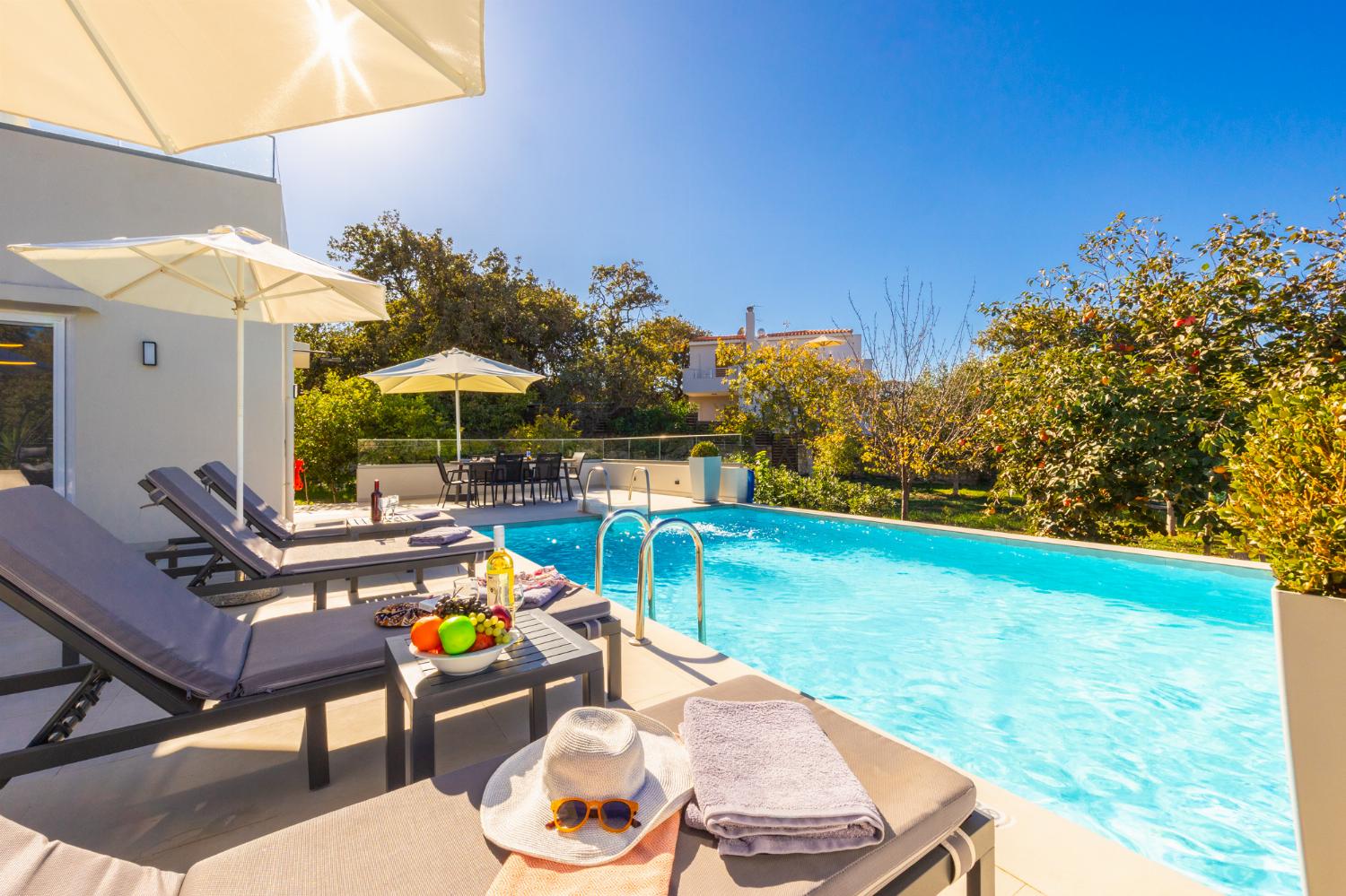 Private pool and terrace