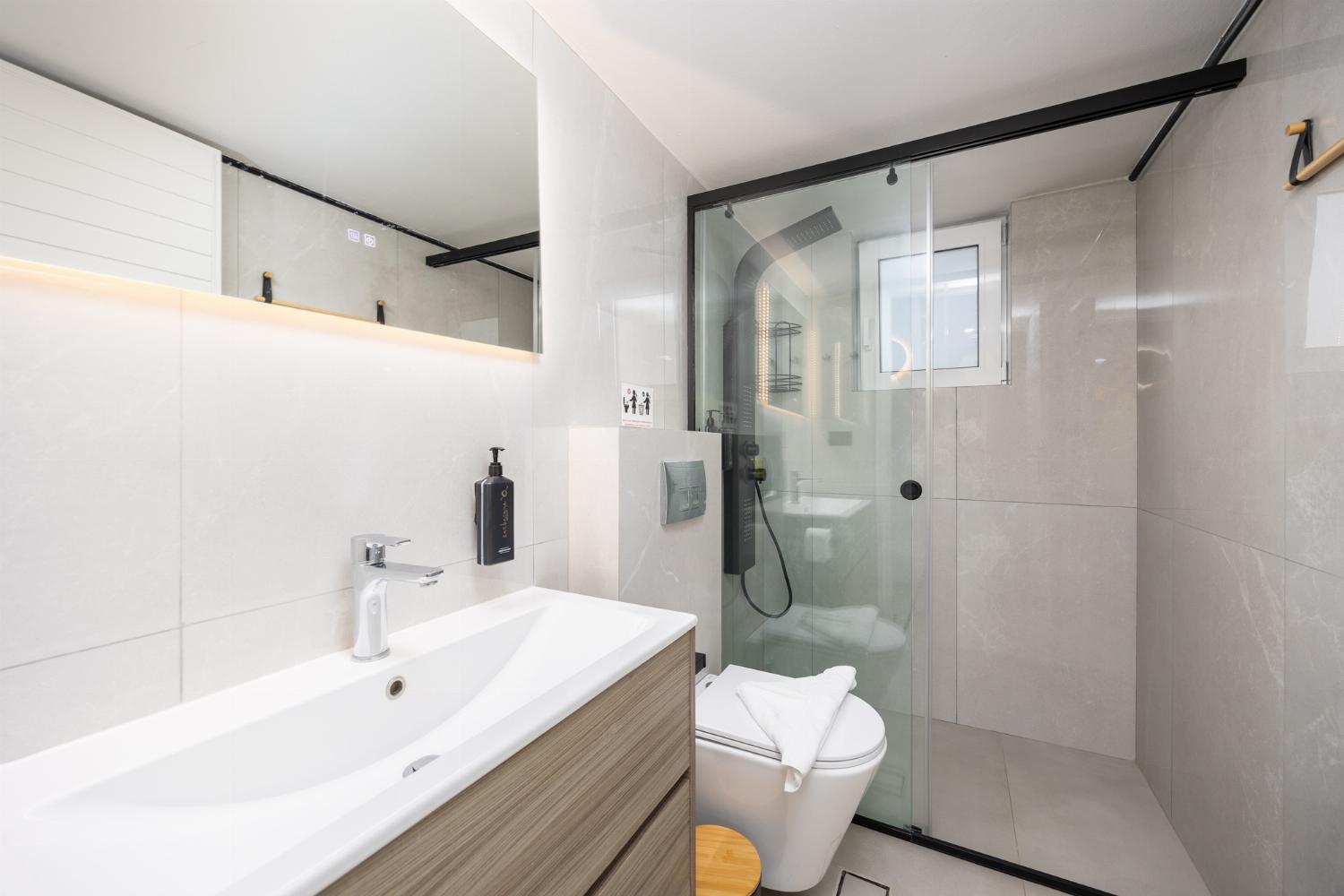 Family bathroom with shower