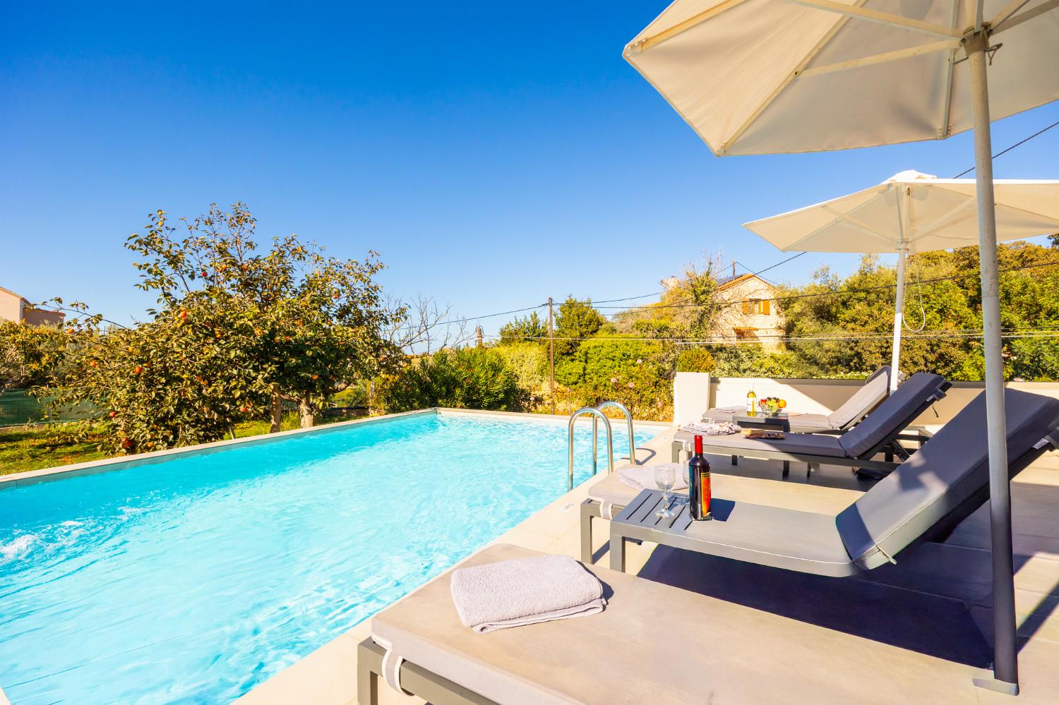 Private pool and terrace