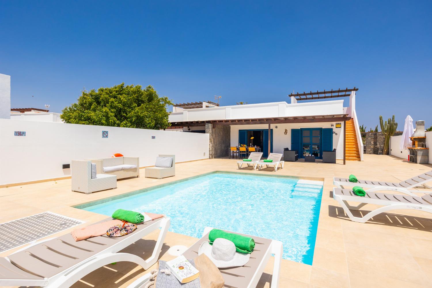 ,Beautiful villa with private pool and terrace