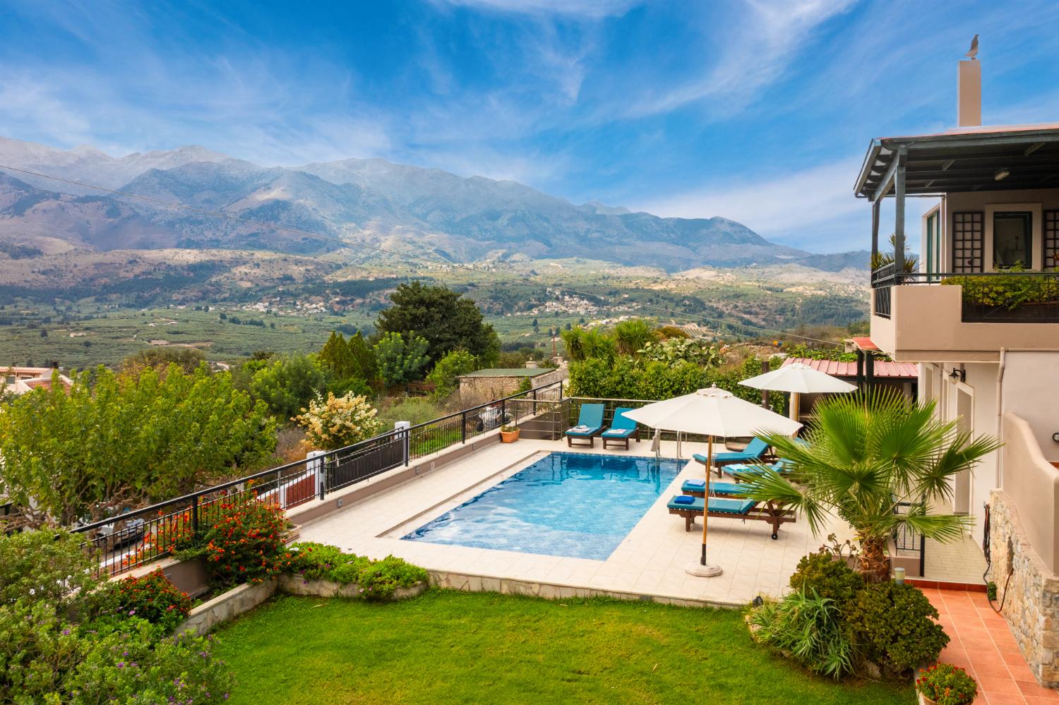 Beautiful villa with private pool and terrace with views